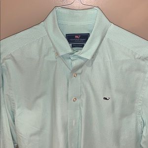 Mens Vineyard Vines Whale Dress Shirt Button Down